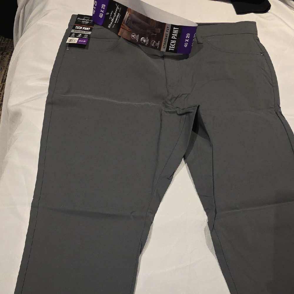 Weatherproof Vintage Charcoal Tech Pants